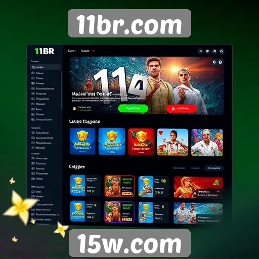 Explorando a interface do 11br.com para novos jogadores